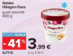 Carrefour Gelato Häagen-Dazs offerta