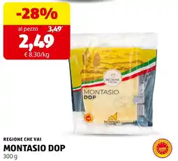 ALDI REGIONE CHE VAI MONTASIO DOP offerta