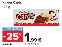 Carrefour Kinder Cards offerta