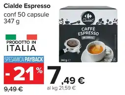 Carrefour Caffè Espresso Classic offerta