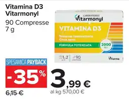 Carrefour Vitamina D3 Vitarmonyl offerta