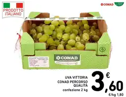 Spazio Conad UVA VITTORIA CONAD PERCORSO QUALITÀ offerta