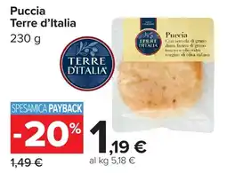 Carrefour Puccia Terre d'Italia offerta