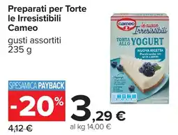 Carrefour Torte le Irresistibili Cameo offerta