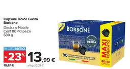 Carrefour Capsule Dolce Gusto Borbone offerta