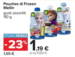 Carrefour Pouches di Frozen Mellin offerta