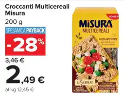Carrefour Crocchanti Multicereali Misura offerta