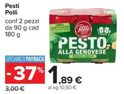 Carrefour Pesto Polli offerta