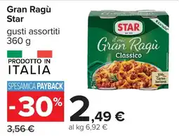 Carrefour Gran Ragù Star offerta