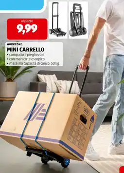 ALDI Workzone mini carrello offerta