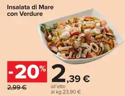Carrefour Insalata di Mare con Verdure offerta