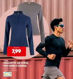 ALDI Crane maglietta da corsa per uomo e donna offerta