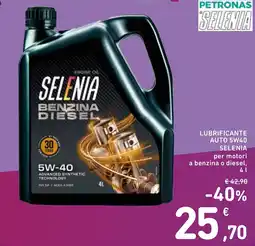 Spazio Conad Selenia Benzina Diesel offerta