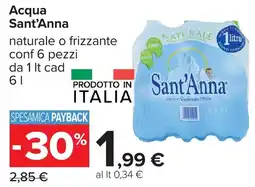 Carrefour Acqua Sant'Anna offerta