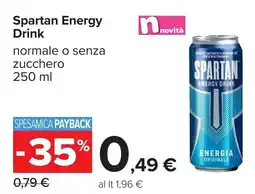 Carrefour Spartan Energy Drink offerta