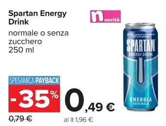 Carrefour Spartan Energy Drink offerta