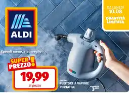 ALDI AMBIAINO PULITORE A VAPORE PORTATILE offerta