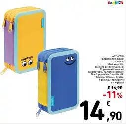 Spazio Conad ASTUCCIO 3 CERNIERE LOOKIE CARIIOCA offerta