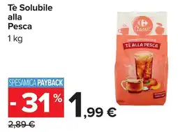 Carrefour Classic Tè Solubile alla Pesca offerta