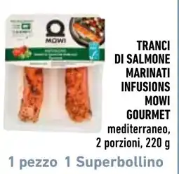 Spazio Conad Tranci di salmone marinati infusions mowi gourmet mediterraneo offerta