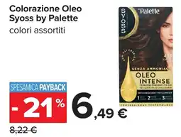 Carrefour Colorazione Oleo Syoss by Palette offerta