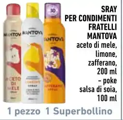 Spazio Conad Sray per condimenti Fratelli Mantova offerta