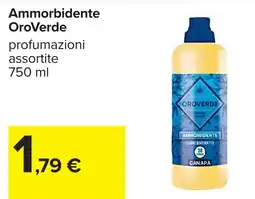 Carrefour Ammorbidente OroVerde offerta