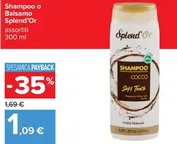 Carrefour Shampoo Splend'Or offerta