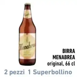 Spazio Conad Birra Menabrea original offerta