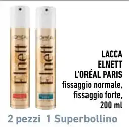 Spazio Conad Lacca elnett l'oréal paris offerta