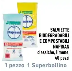 Spazio Conad Salviette biodegradabili e compostabili Napisan classiche offerta