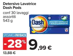 Carrefour Detersivo Lavatrice Dash Pods offerta