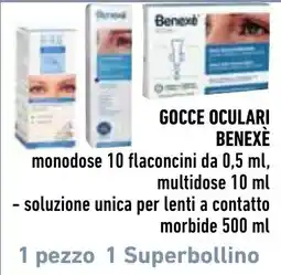 Spazio Conad Gocce Oculari Benexè offerta