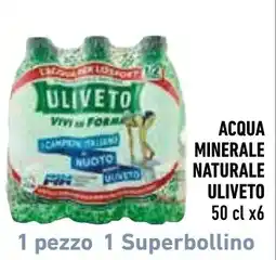 Spazio Conad Acqua minerale naturale Uliveto offerta