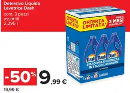 Carrefour Detersivo Liquido Lavatrice Dash offerta