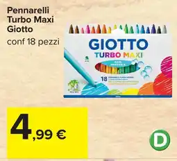 Carrefour Pennarelli Turbo Maxi Giotto offerta