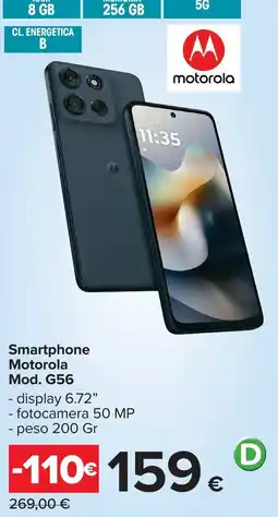 Carrefour Smartphone Motorola Mod. G56 offerta