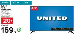 Carrefour Tv Led Mod. 40M10VDA offerta
