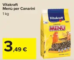 Carrefour Vitakraft Menù per Canarini offerta