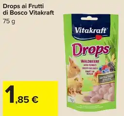 Carrefour Drops ai Frutti di Bosco Vitakraft offerta