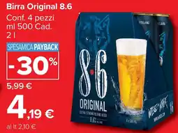 Carrefour Market Birra Original 8.6 offerta
