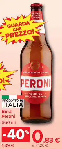 Carrefour Market Birra Peroni offerta