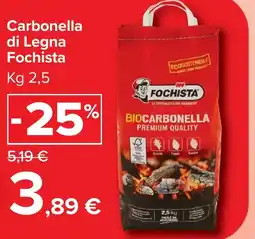 Carrefour Market Carbonella di Legna Fochista offerta