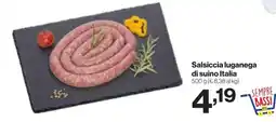 In'S Mercato Salsiccia luganega di suino Italia offerta