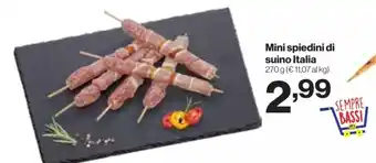 In'S Mercato Mini spiedini di suino Italia offerta