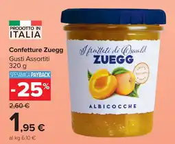 Carrefour Market Confettura Zuegg offerta