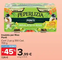 Carrefour Market Insalata per Riso Ponti offerta
