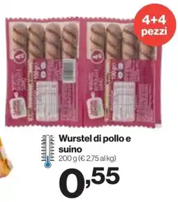 In'S Mercato Wurstel di pollo e suino offerta