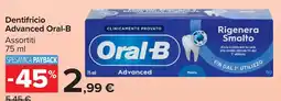 Carrefour Market Dentifricio Advanced Oral-B offerta