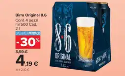 Carrefour Market Birra Original 8.6 offerta